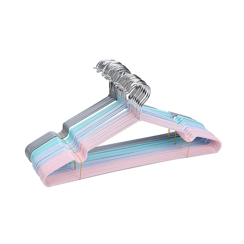 

Stainless Steel Cloth Hanger Durable Anti Deformation Clip Closet Adult Kid Closet Organization Space Saving Non Slip Hangers