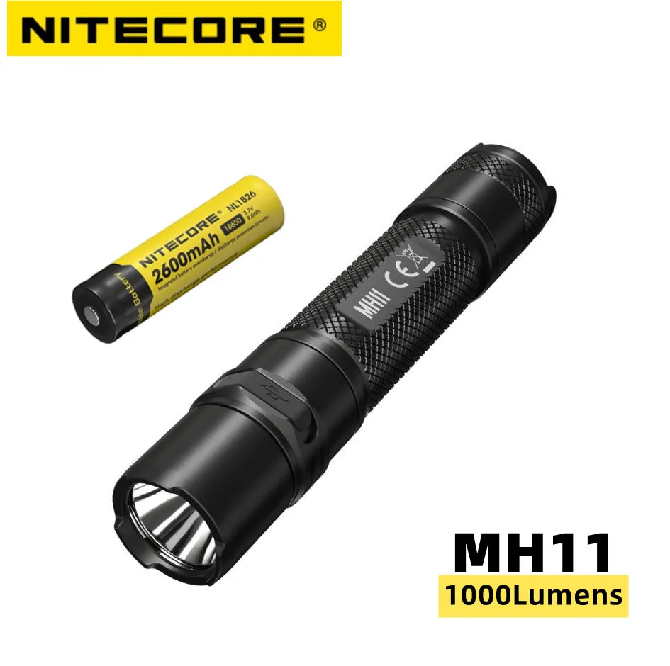

NITECORE MH11 Фонарик XP - L2 V6 Ночная езда на свежем воздухе Светодиодные лампы USB Подзарядка 2600 мАч