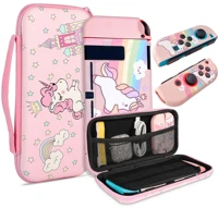 unicorn nintendo switch portable hand storage bag waterproof case for nintendos switch game switch case accessories storage bag