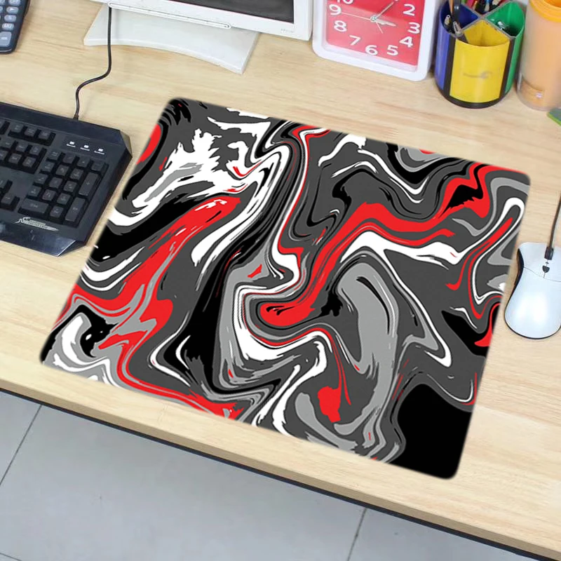 

Marble Art Mousepad Small Liquid Strata Mausepad Mouse Pad Anime Carpets Game Mause Gamer Gaming Pc Accessories the Table Mat