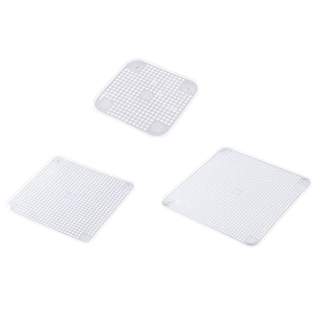 

3pcs/set Reusable Silicone Food Lid Bowl Covers Preservative Film Keeping Fresh Stretch Stretchy Suction Covers Kitchen Tools