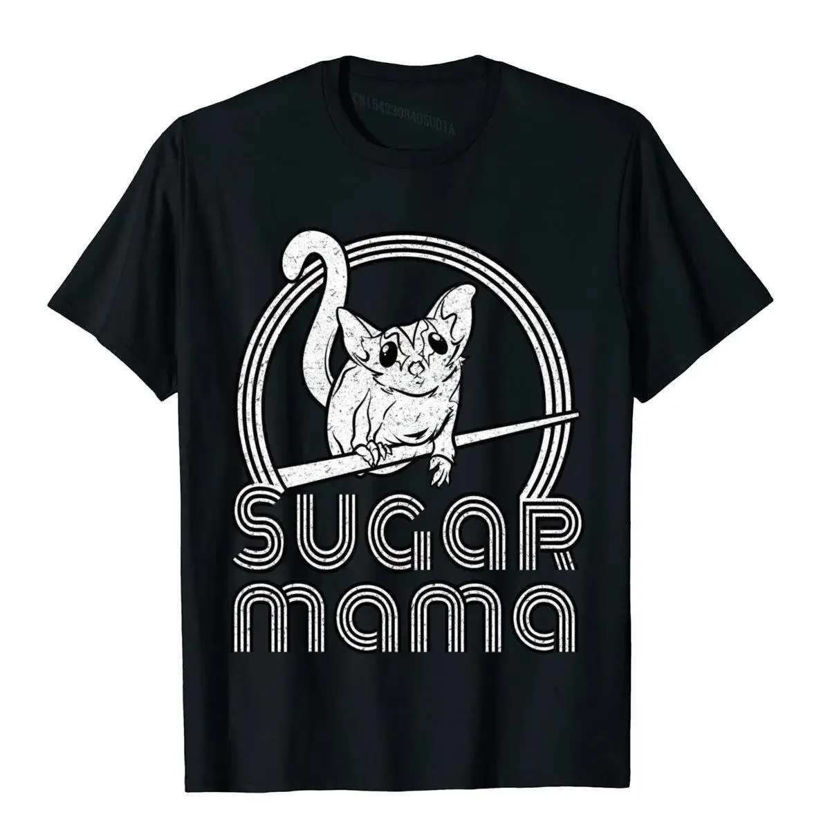 Забавная рубашка Sugar Mama для мамочек слайдер Хлопковая мужская футболка