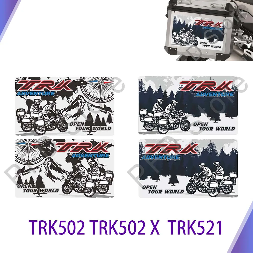 Наклейки для мотоцикла Benelli TRK502 TRK 502 X TRK521 ADV Приключения задний боковой ящик Чехлы