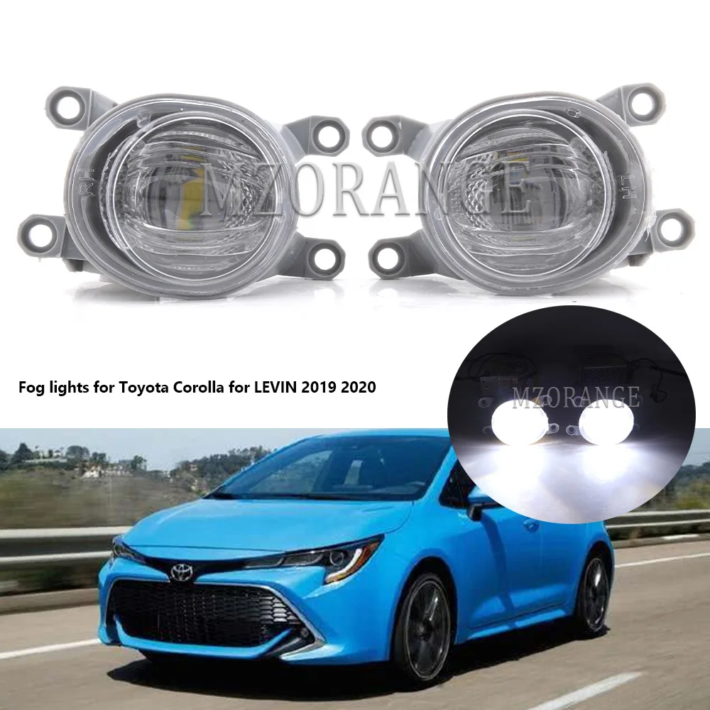 2pcs led Fog lights for Toyota Corolla for LEVIN 2019 2020 headlights for HILUX REVO 2020 for FORTUNER/HILUX SW4 2020 drl