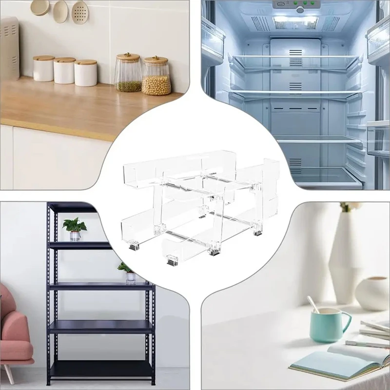 Регулируемый органайзер для хранения емкости регулируемый вращающийся