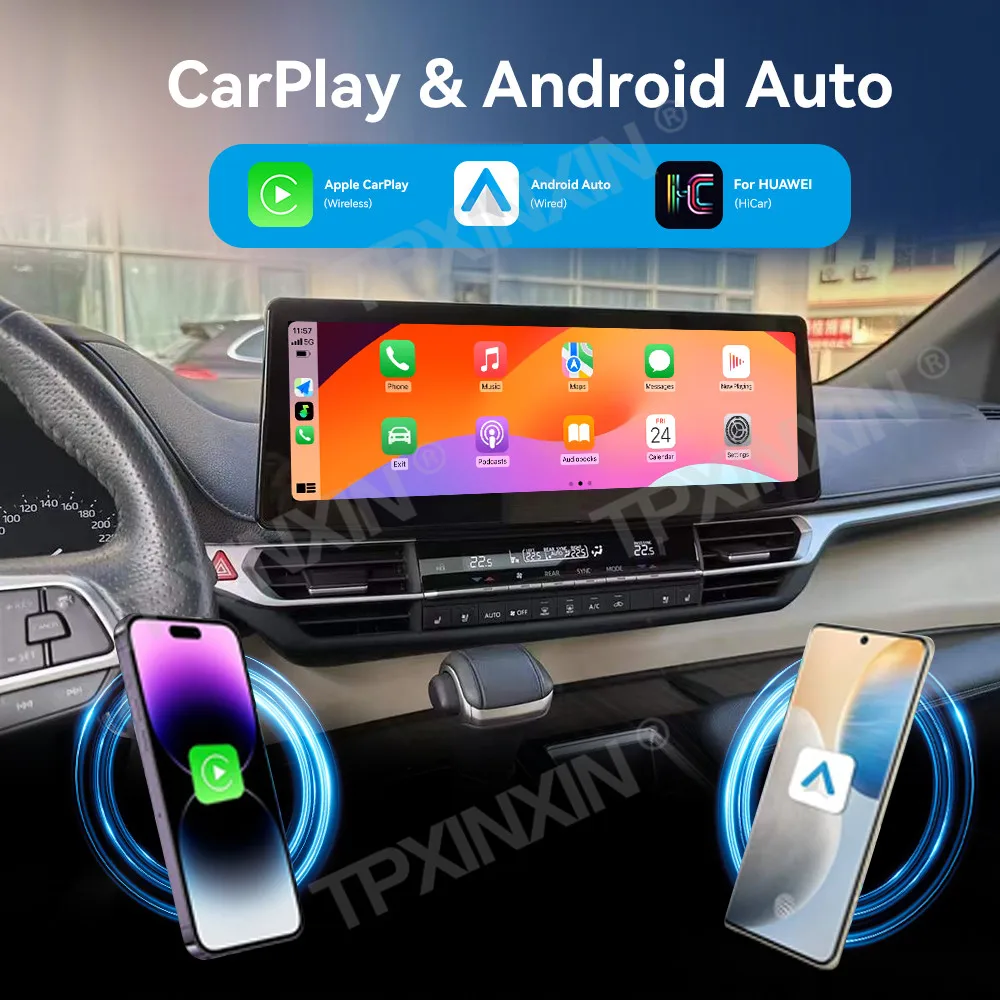 Для Toyota Granvia Sienna 2021 2022 2023 2024 Android Авто Радио Автомобильный Мультимедийный