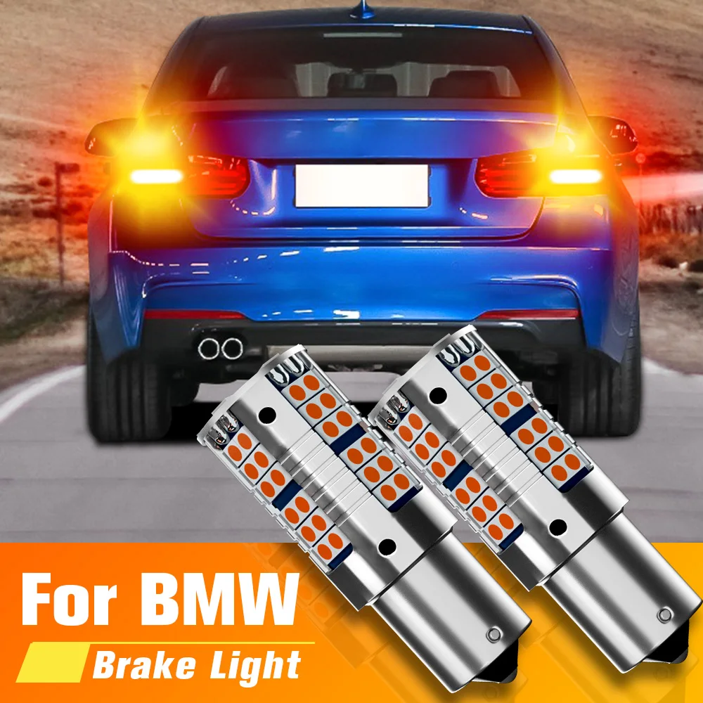 

2pcs LED Brake Light Blub Lamp P21W BA15S 1156 Canbus No Error For BMW E46 E90 F30 F80 E91 F31 E39 E60 E39 E61 3 5 Series