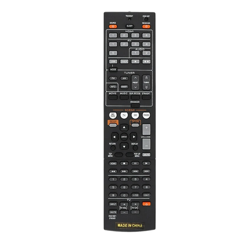 

RAV491 Remote Control For YAMAHA AV RECEIVER ZF30320/RAV494 /RX-V47