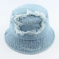 hat women jeans fabric wide brim summer sunshine protection beach outdoor holiday accessory for men teenagers spring autumn