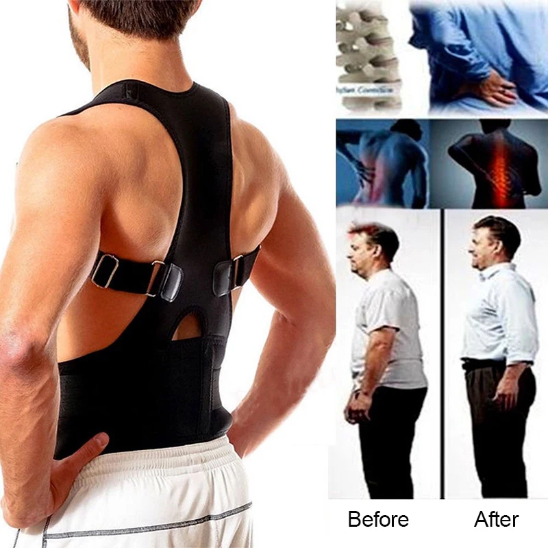 

Men Women Back Posture Correction Shoulder Corrector Support Brace Belt Therapy Spinal Curved Orthosis Fixation Posture correcto