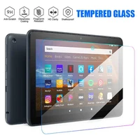 anti burst tempered glass for amazon fire hd 8 hd8 plus 2020 2018 2017 screen protector front film