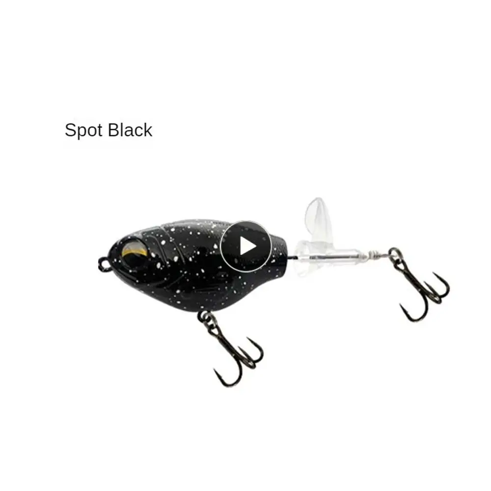 

Spotted Black Pencil Fake Bait Rust And Corrosion Resistance Bait Strong Penetrating Power Holographic Fisheye Design Fake Bait