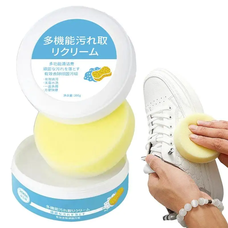 

Cleaning Paste Sneaker Shoe Cleaner Cleaning Cream Deep Inside The Fiber Effectively Dissolves Dirt Diaphragm Design For