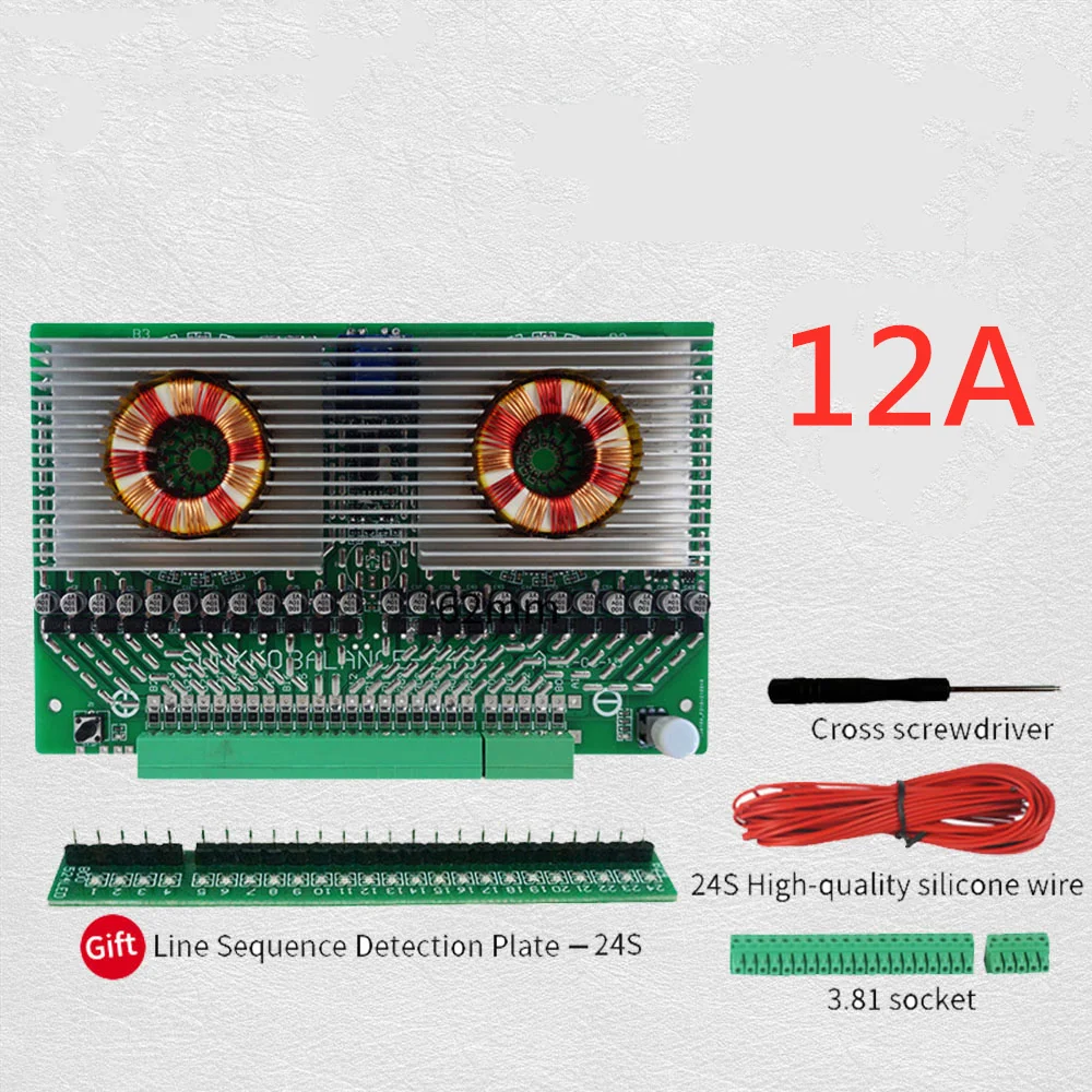 

Активный эквалайзер 12A, стабилизатор 3S 4S 6S 7S 8S 12S 14S 15S 16S 17S 18S 19S 20S 24S BMS Lifepo4/литий-ионный 5A, конденсатор энергии батареи