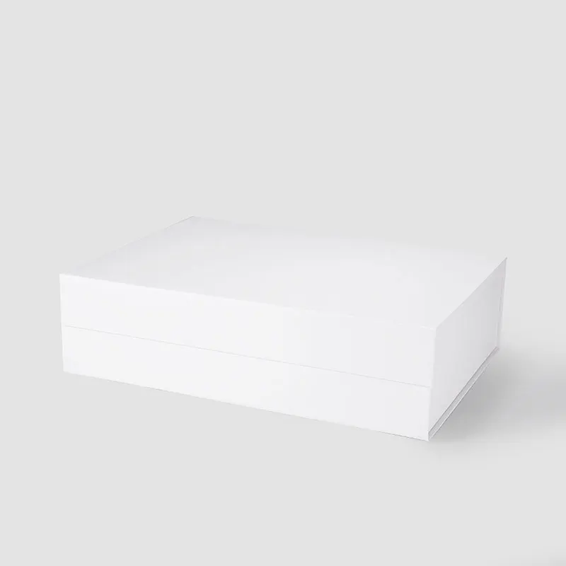 44x32x12cm | 17.32x12.6x4.72in A3 Shallow Present Packaging Cardboard Magnetic Gift Hamper Boxes For Sale