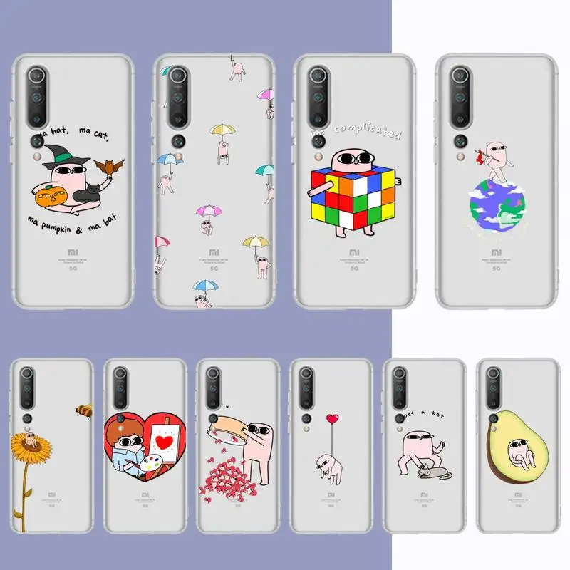 

Pink Cartoon Funny big eyes ketnipz Phone Case For Redmi Note 5 7 8 9 10 A K20 pro max lite for Xiaomi 10pro 10T