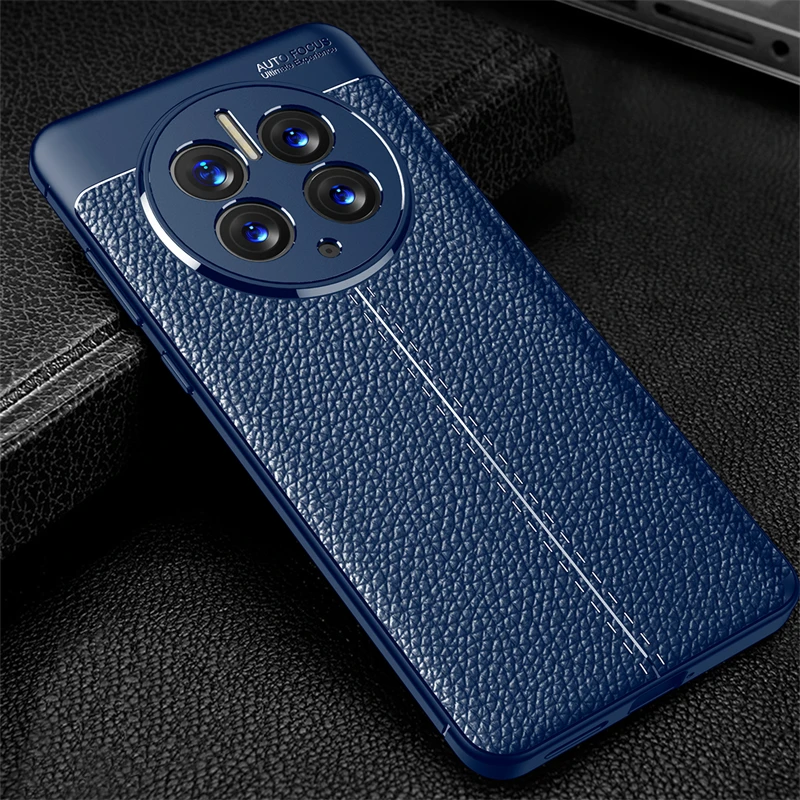 For Cover Huawei Mate 50 Pro Case For Huawei Mate 50 Pro Capa Shockproof Bumper Soft TPU Leather Cover For Fundas Mate 50 Pro