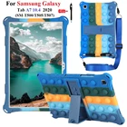 Детский мягкий чехол с пузырьками для Samsung Galaxy Tab A7 10,4 дюймов 2020 дюймов, планшетный ПК, выдвижная подставка, чехол для телефона со стилусом