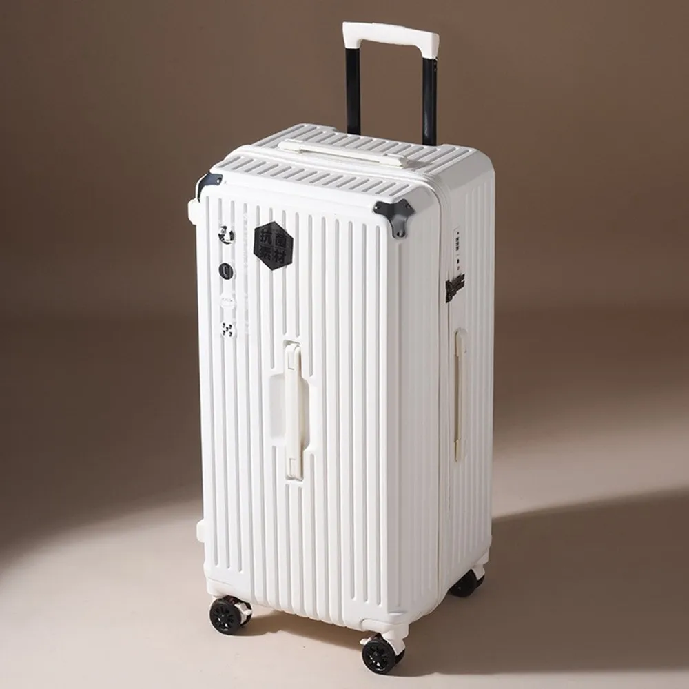 Large Capacity 30 Inch Luggage Travel Trolley Case Suitcase Bag Storage Box Baggage Brake Mute Universal Wheel Customs Lock Bags