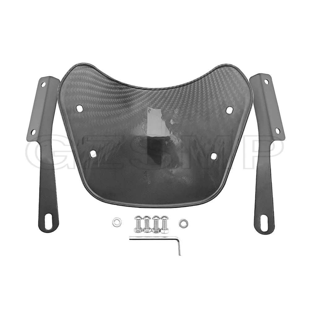 Универсальный дефлектор ветрового стекла из углеродного волокна для мотоцикла