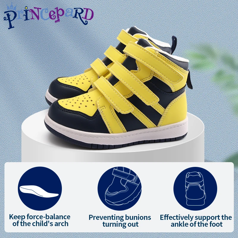 Kids Orthopedic Sneakers for Boys and Girls Flat Feet,Corrective Toddlers School Casual Shoes with Arch and Ankle Support