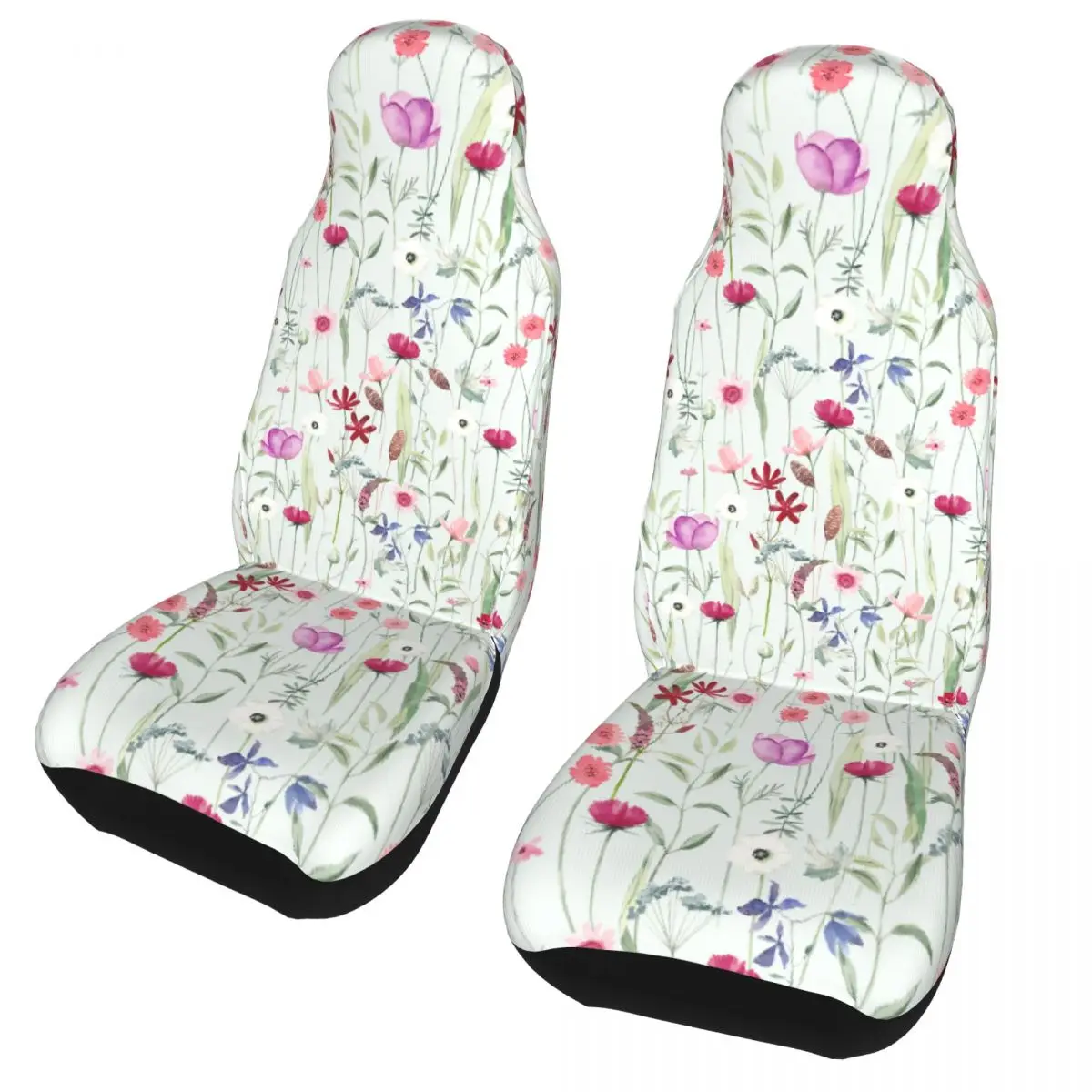 

Retor Wildflowers Flower Universal Car Seat Cover for most cars Women Car Seat Protector Polyester Car Styling