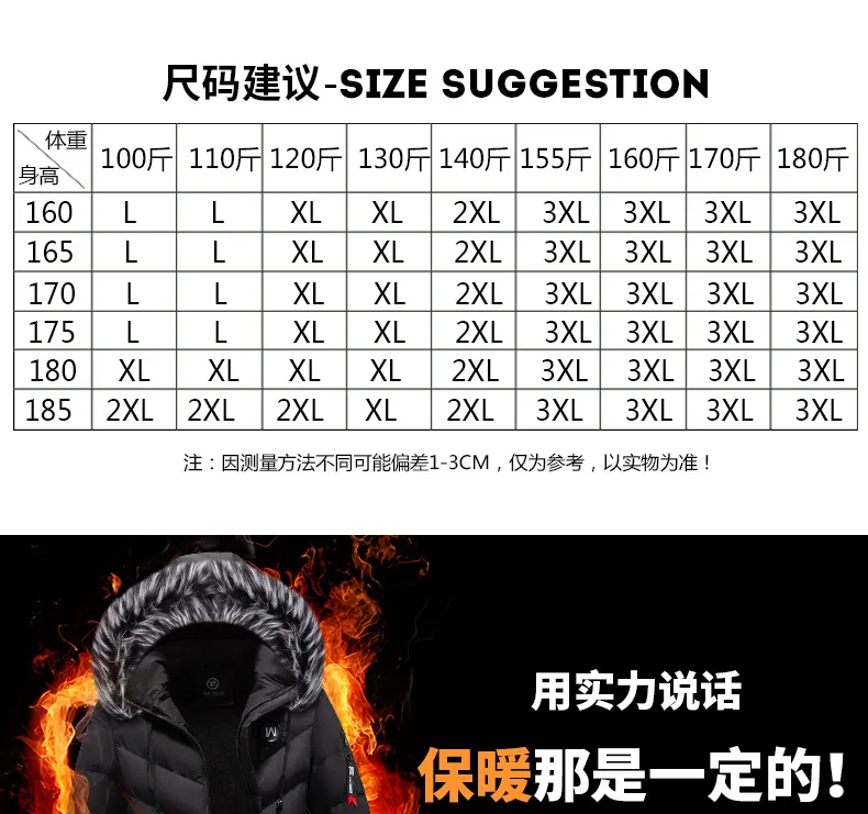 2022 Leisure In The Long Men's Cotton Jacket New Cotton Jacket Cold Resistant Plus Size European and American Cotton Men Jacke