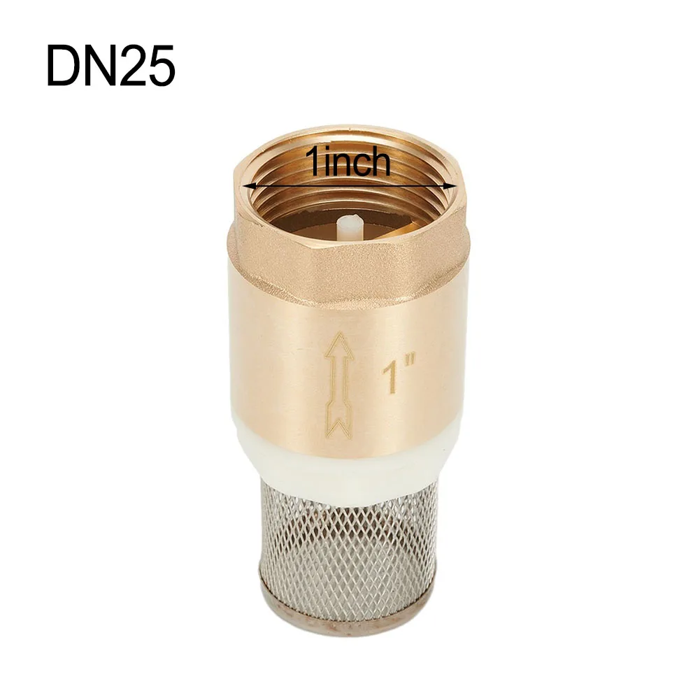 

1pcs Durable Home Improvement Foot Valve Valves 1 Inch BSP Internal Thread Brand New Brass DN25/25 Mm Gold/Silver