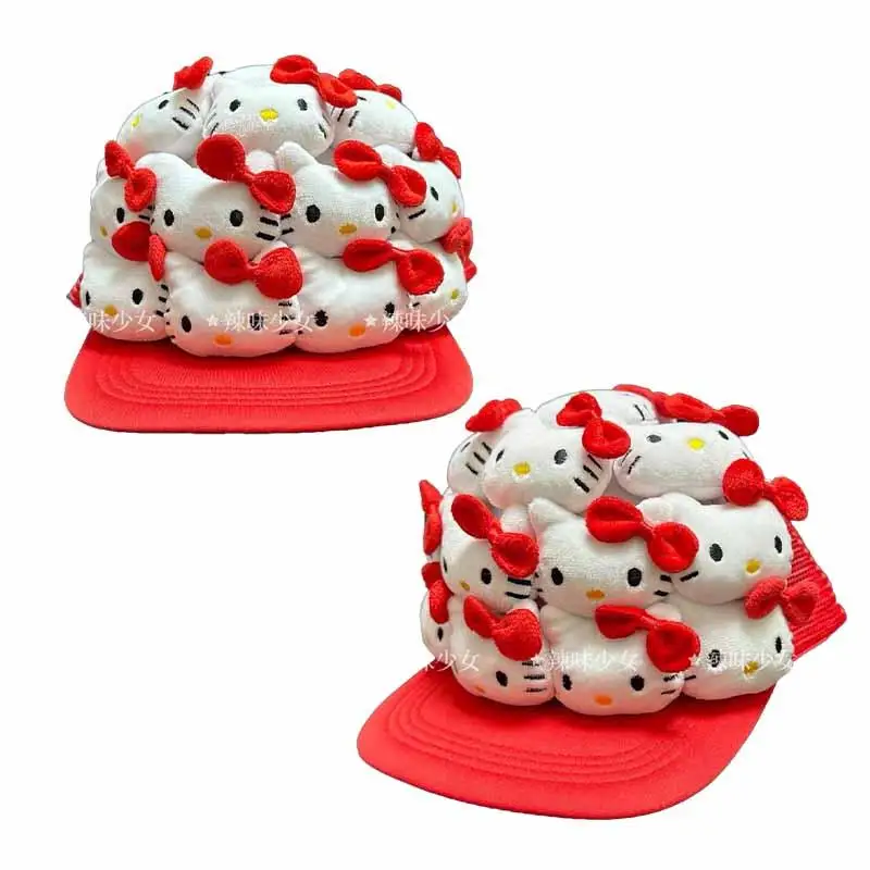 

Hellokittys аниме кавайная кукла милая фотография трехмерная плюшевая кукла Кепка Регулируемая девочка праздничный подарок