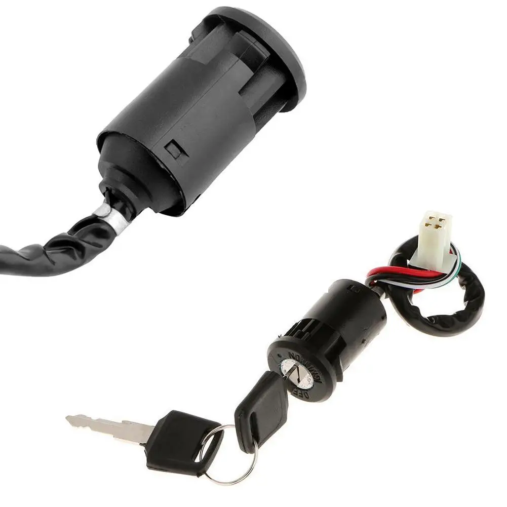 

Start Switch Ignition Switch Motorcycle Ignition Switch Accessories Black Ignition Key Barrel Replacements 1 Pcs