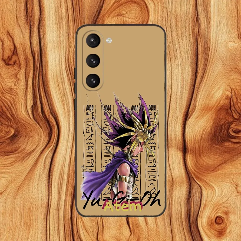 Чехол для телефона Game Yu-Gi-Oh Comic Samsung S 25 24 23 22 30 21 10 9 Ultra Plus Lite FE 4 5 G черный мягкий чехол