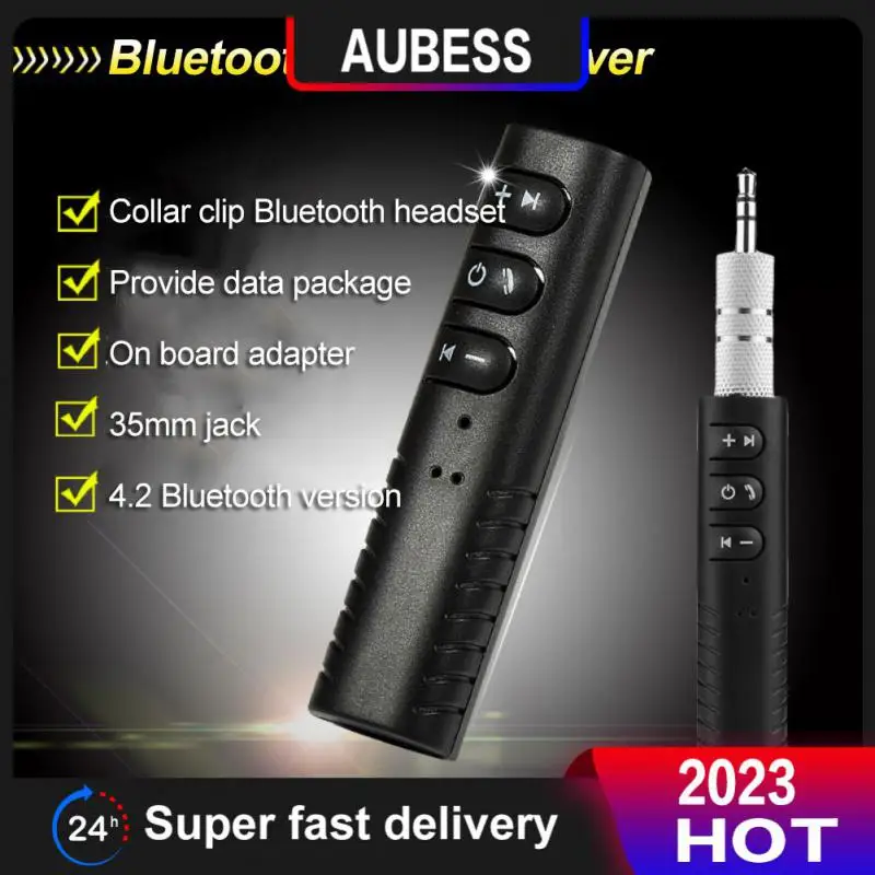 

3.5mm Wireless Music Adapter Receiver Handsfree For Headphone Mp3 Audio Adapter 4.2 Lightweight Consumer Electronics