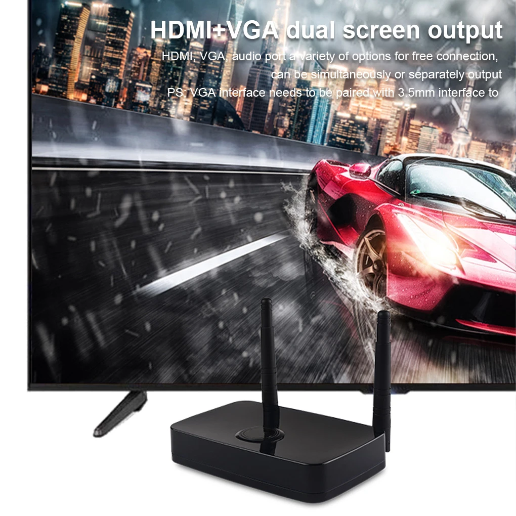 

Wireless Transmitter 164ft Display HDMI-compatible Receiver Accessories