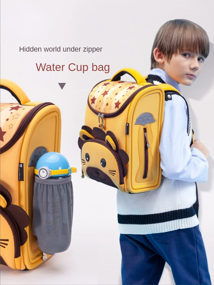 Toddler Small School Bag Cute Kindergarten Big Class First Grade Decompression Backpack Boys and Girls Space Bag One Package