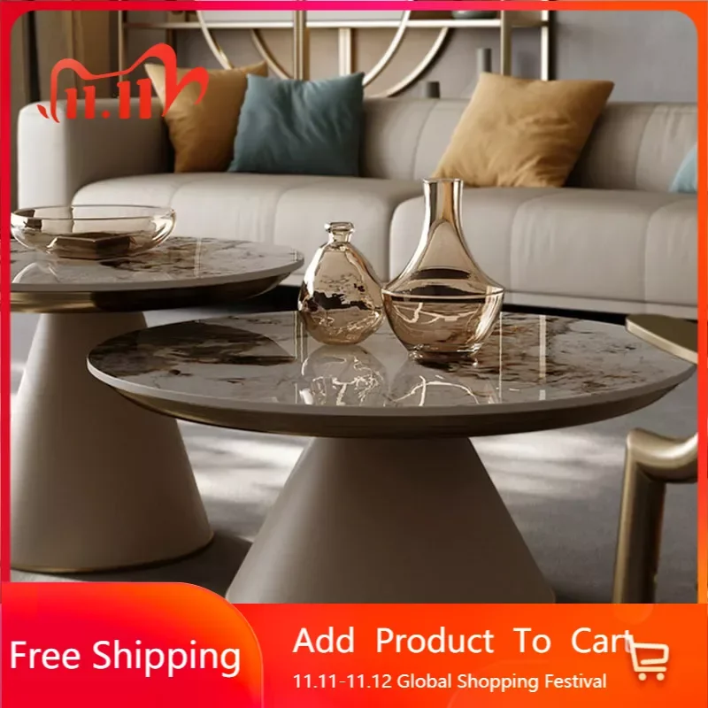 

Центральные журнальные столики для гостиной, прикроватная тумбочка, роскошный круглый стол в скандинавском стиле, ночные столики, мини-Стол для гостиной, роскошная мебель