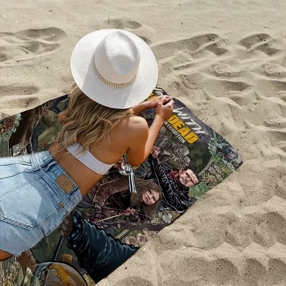 Ходячие мертвецы пляжные полотенца полотенце для душа сауна путешествия спа