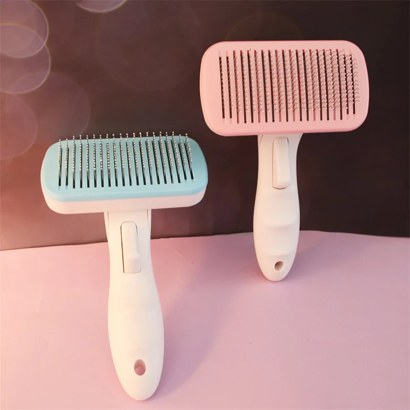 

1pcs Puppy Cat Faded Comb Hair Brush Plastic Pet Dog Grooming Supplies for Small Dogs Cats Brushes Pets Cleaning Products