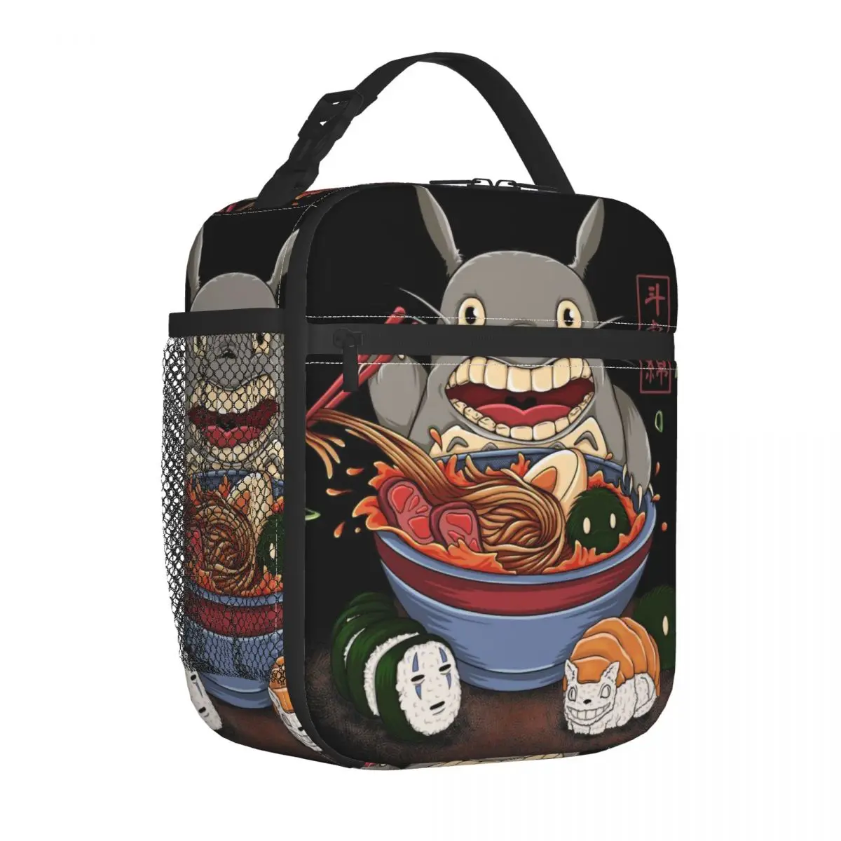 

Изолированные сумки для обеда Totoro Miyazaki Hayao, сумка-холодильник, многоразовый контейнер для обеда, большой Ланч-бокс, тоут для мужчин и женщин, для школы и улицы