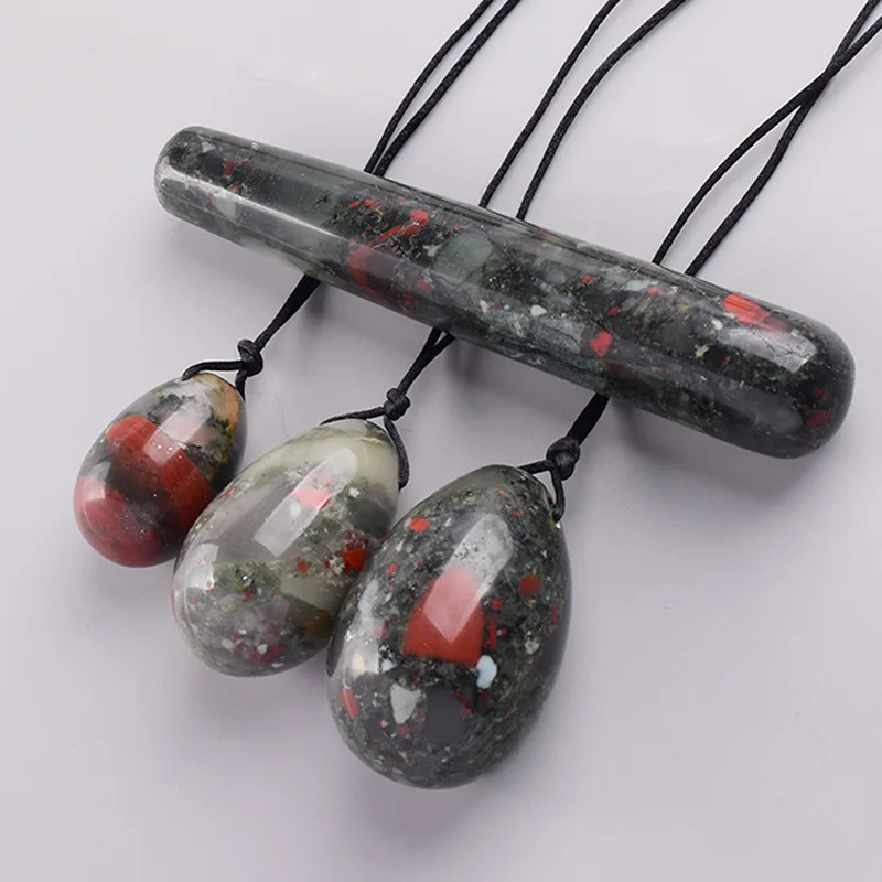 

Yoni Egg Set 100% Natural Jade Eggs Yoga Workout Eggs For Training PC Muscles Massage Tool Kegel Exercise Massage Wand For Women