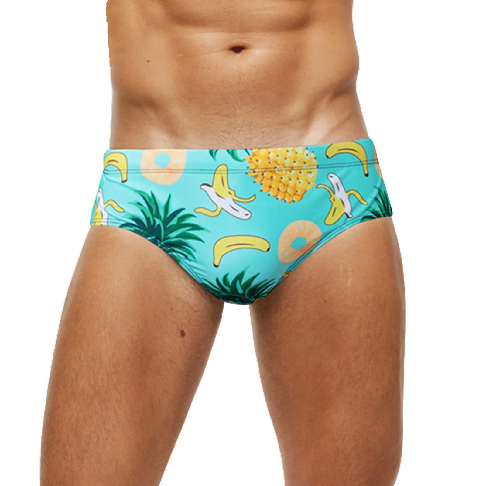 

Men's Swimming Trunks With Removable Pad Swimwear Elastic Beach Underwear Beach Swim Surf Briefs Sexy Pouch-Cup Low Shorts
