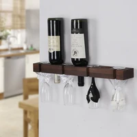 simple wooden wall mounted wine rack wall decoration red wine rack creative wine bottle rack rack wall mounted bottle rack
