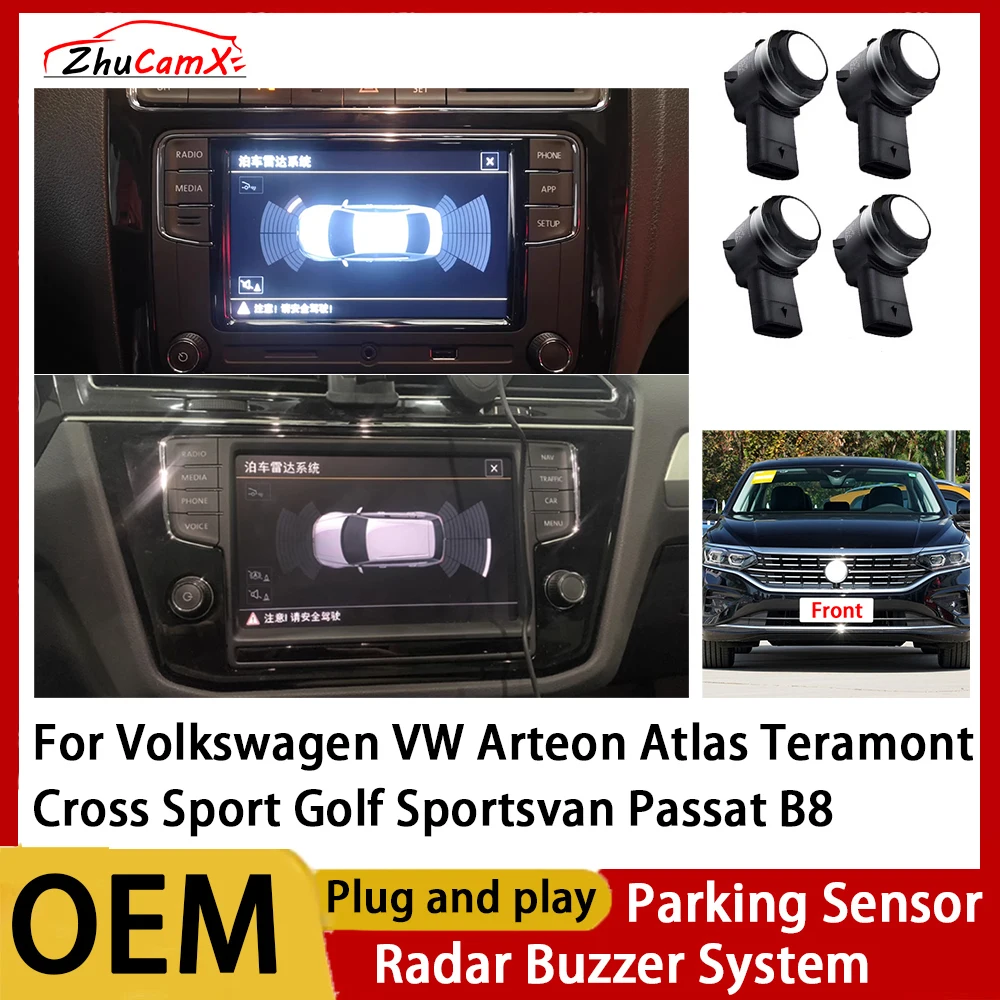 Датчик парковки резервный радар зуммер для Volkswagen VW Arteon Atlas Teramont Cross Sport Golf Sportsvan Passat