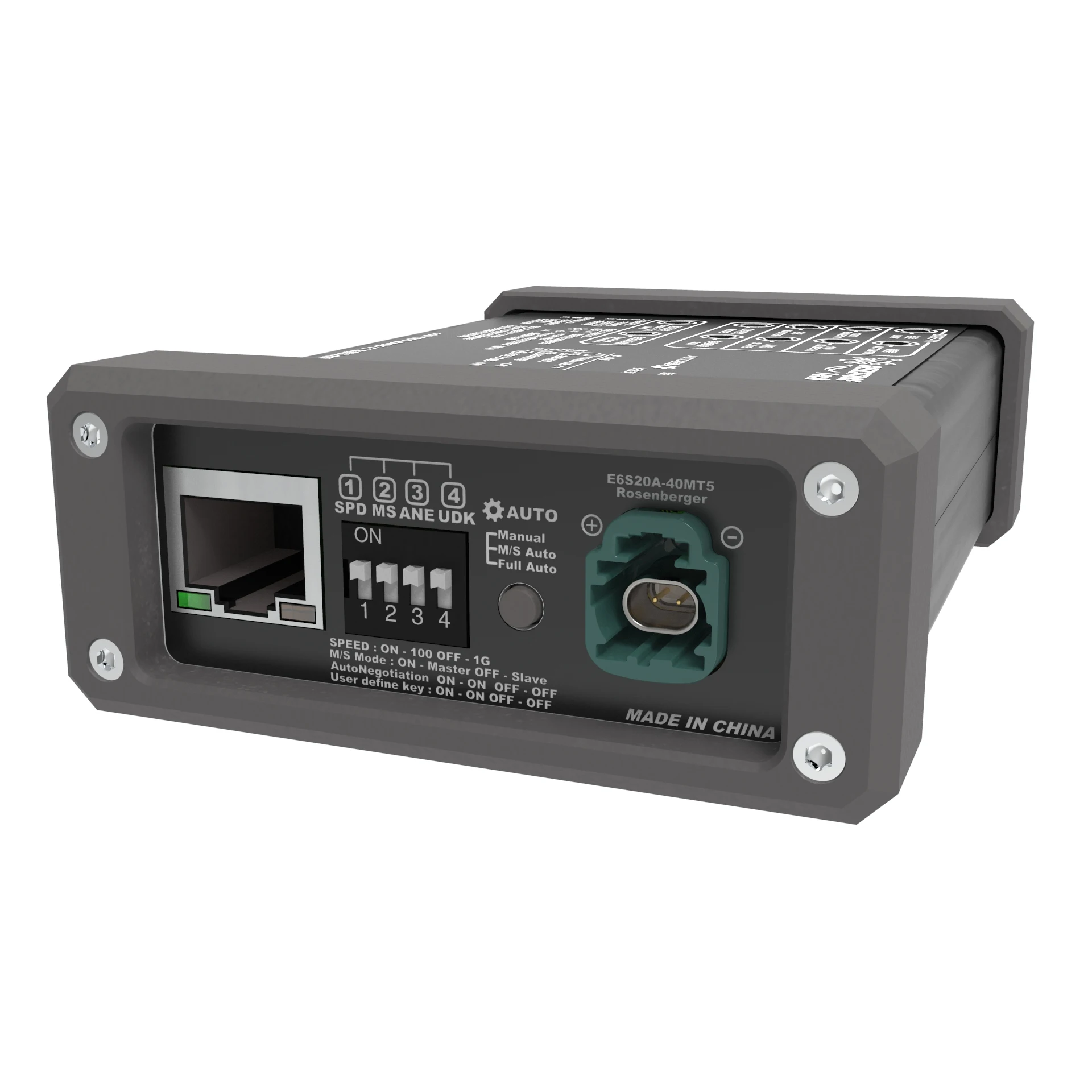 Фото 1000Base-T1 Гигабитный автомобильный Ethernet-конвертер в стандартный Ethernet RJ45 №3