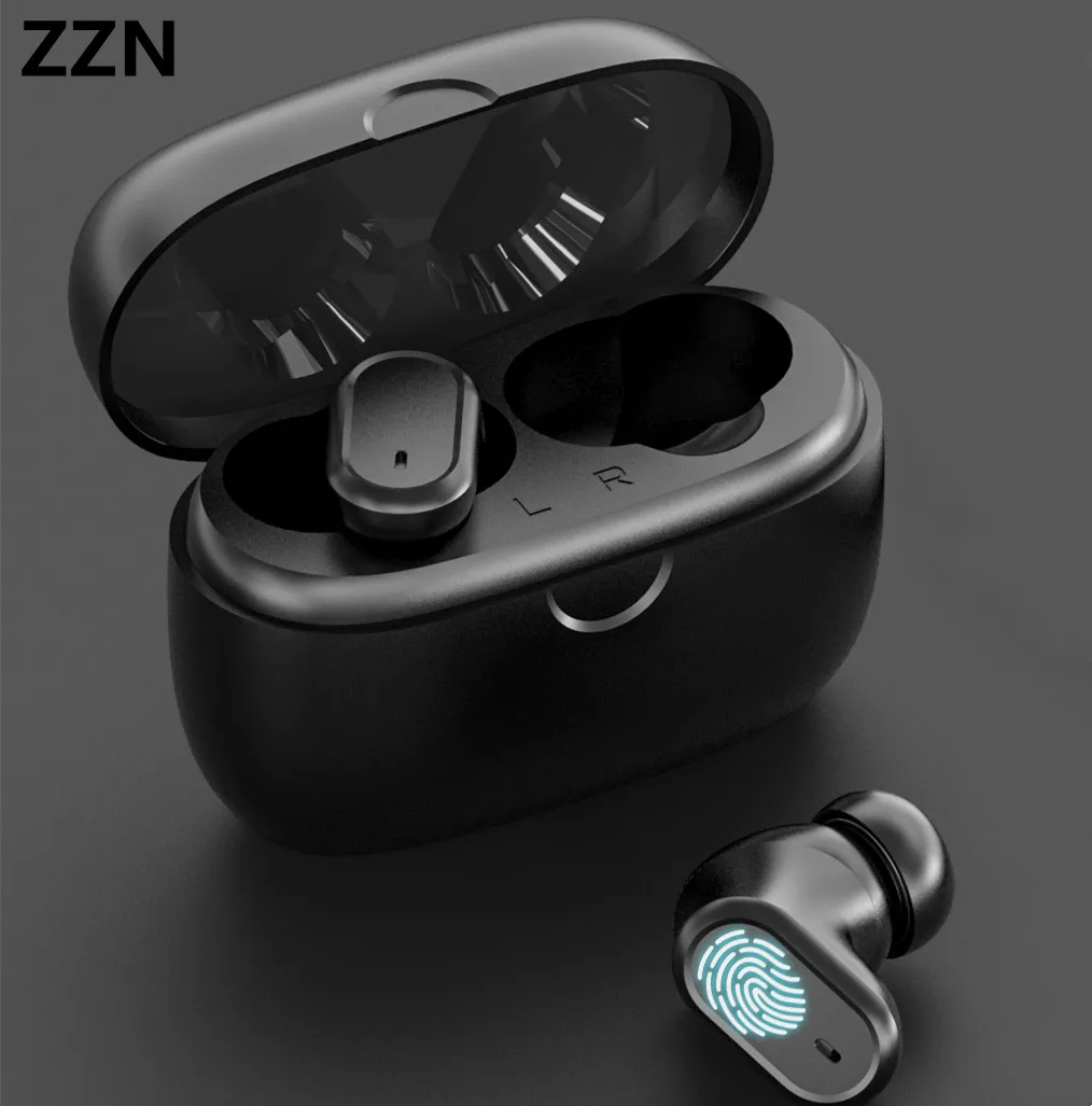 

ZZN TWS Wireless Bluetooth Earphones V5.2 Active Noise Cancelling Headphones For 28h Long Playtime Touch Control Sport Earbuds