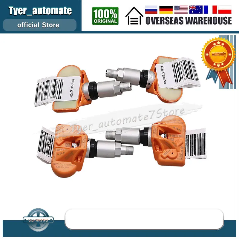 

4 шт. 433 МГц 5Q0907275F датчик давления в шинах для Audi RS3 SKODA Kodiaq PORSCHE 718 VW Arteon Golf Eos Magotan Jetta