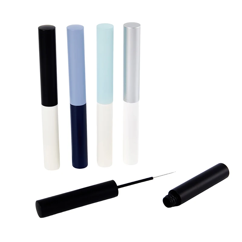 

5pc 5ML Empty Mascara Tubes Makeup Packaging Cosmetic Sample Container Refillable Plastic Bottle With Eyelash Brush Stick