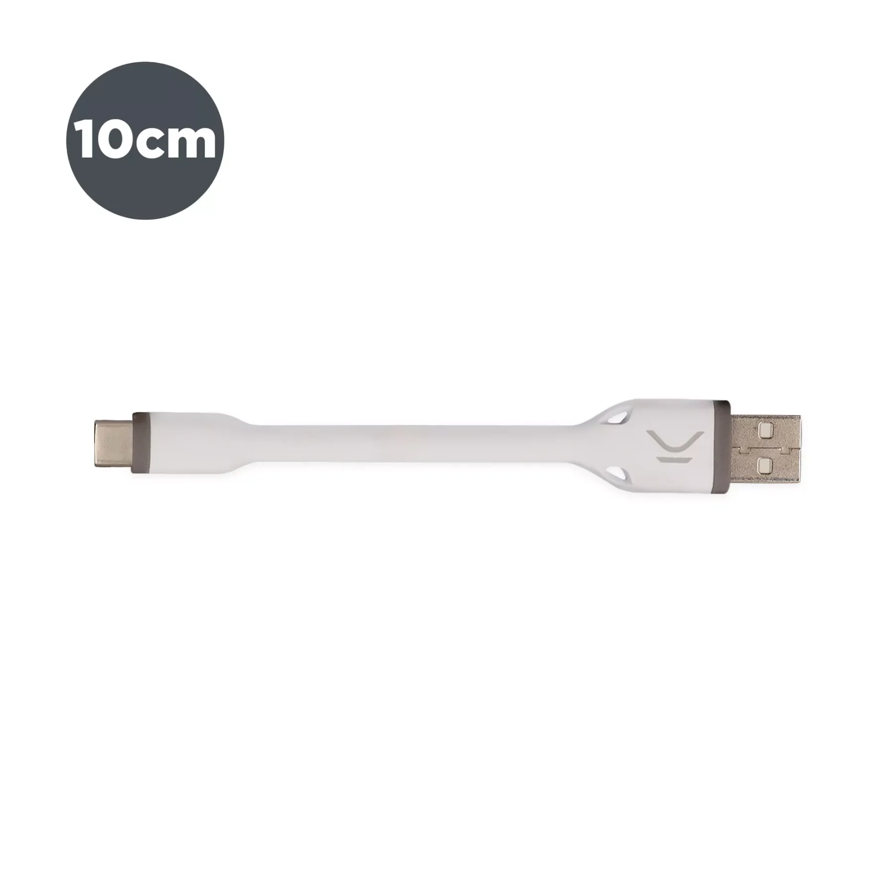 

NEW2023 10 cm Cable, USB and USB Type C connectors, White