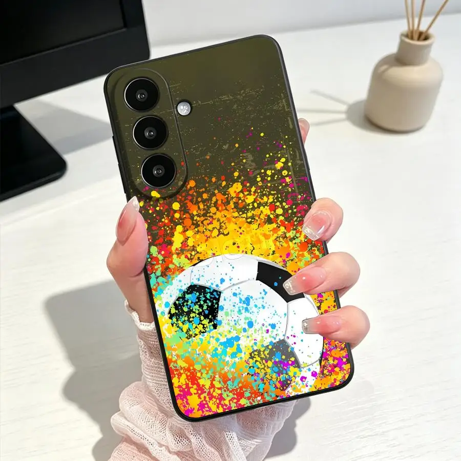 Фото Чехол для Samsung Galaxy S26 Ultra S25+ S23 S20 S24 S25 Plus S10 S9 S21 FE S26+ Note 20 8 9 10 S24+ с дизайном «Красочные брызги краски» №3
