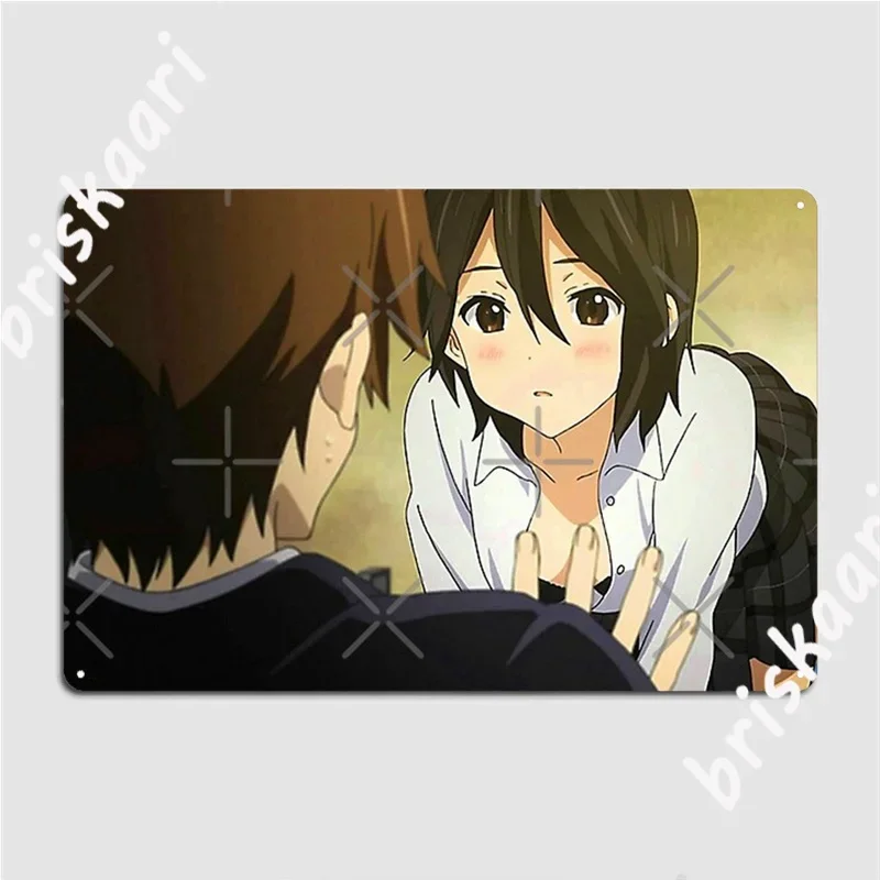 4k Inaba Himeko From Kokoro Connect Металлические вывески Клуб Домашний паб Гараж Дизайн
