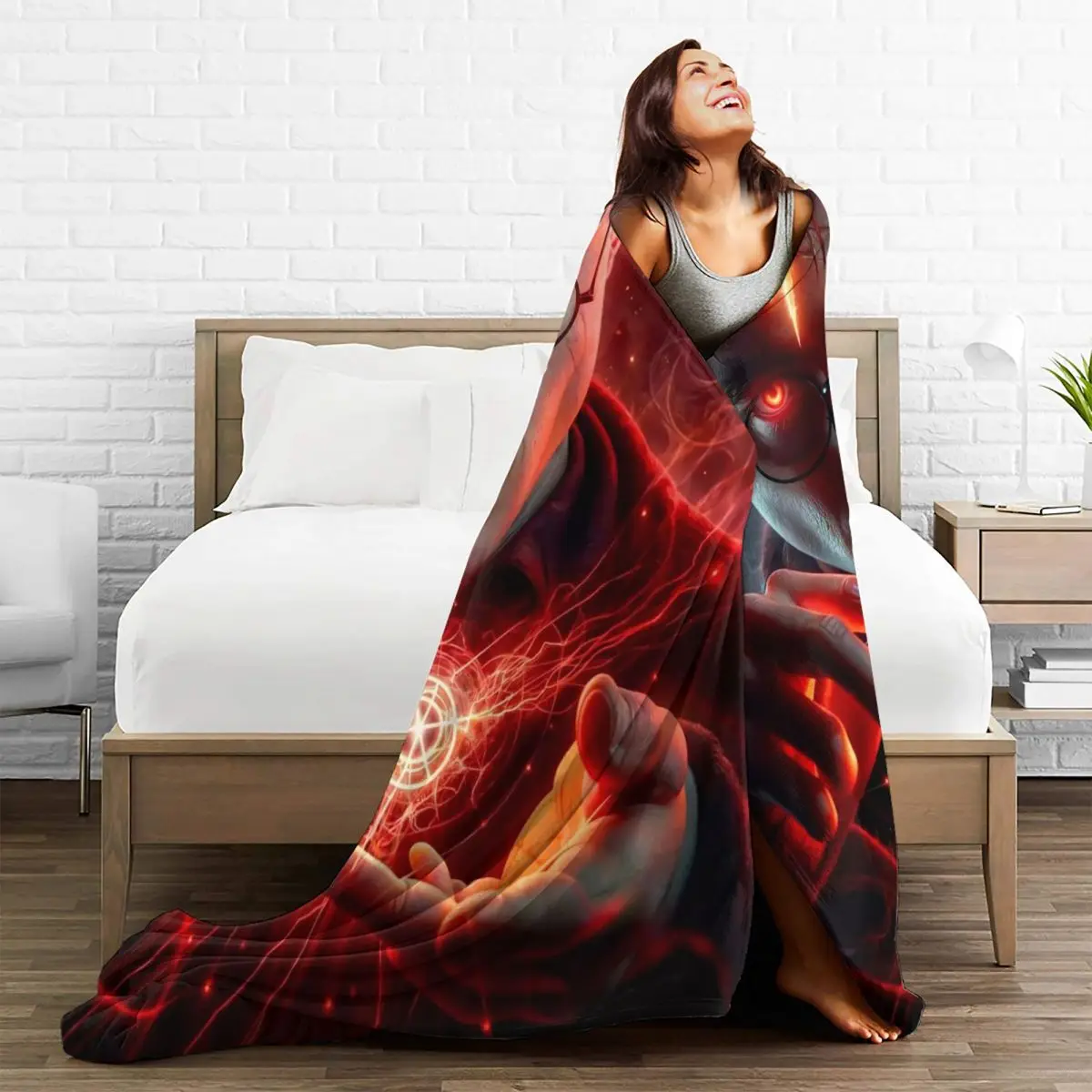 Magic Boy Blanket Harryed Pottered Super Warm Funny Plush Throw For Living Room Camping Flannel Bedspread Bed Cover